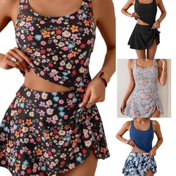 Damen Tankini-Set mit Rock Drune