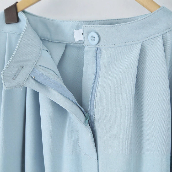 Damen Weite, elegante Hose mit Bundfalten Drune