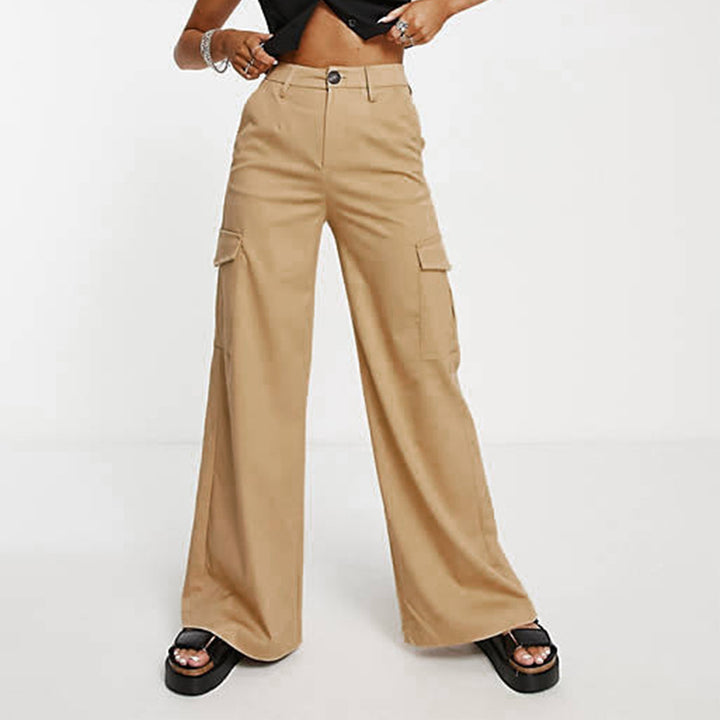 Damen Cargo-Hose mit praktischen Seitentaschen und lässigem Schnitt Drune