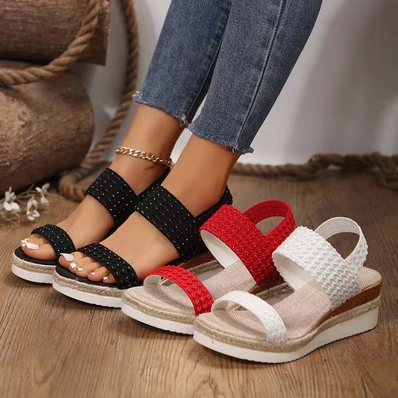Drune | Bequeme Sommer Plateau Sandalen Mit Keil Für Frauen