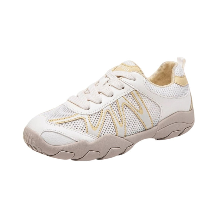 Damen Sportive Chunky-Sneaker mit luftigen Mesh-Einsätzen und robuster Profilsohle Drune