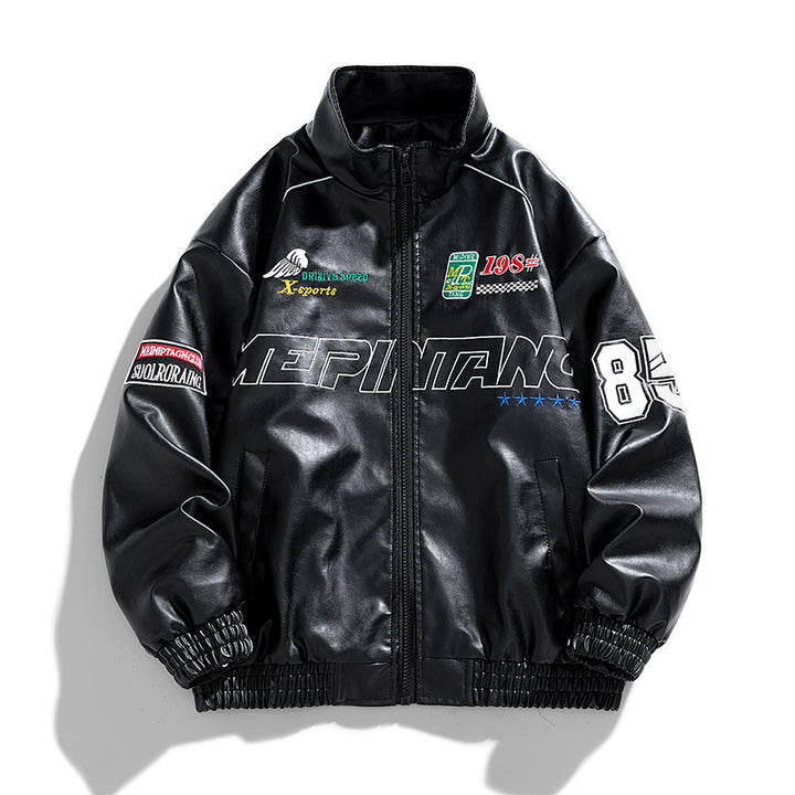 Herren Sportliche Motorsportjacke Drune