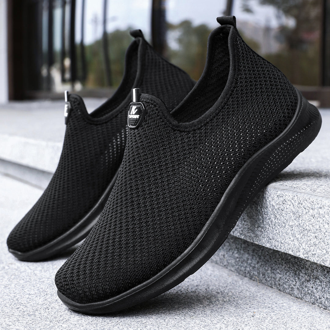 Damen nan nahtloser Komfort-Slip-On Sneaker mit feinem Stricknetz, elastischem Einstieg und reaktiver Leichtdämpfung Drune