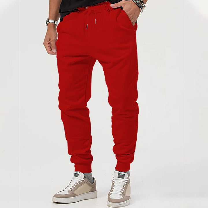 Herren bequeme Sweatpants mit elastischem Bund und seitlichen Eingrifftaschen Drune