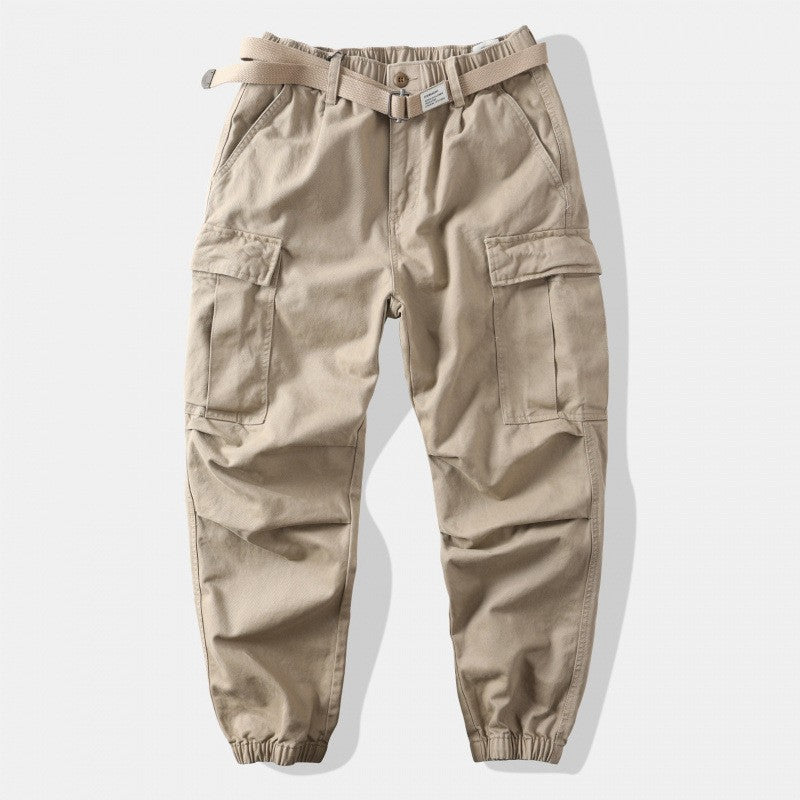Herren Cargo-Hose mit verstellbarem Bund und praktischen Taschen Drune