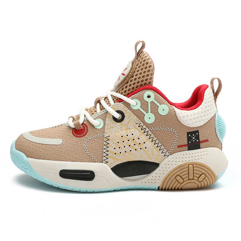 Damen Colorblock-Sneaker mit atmungsaktivem Mesh und gepolsterter Komfortsohle Drune