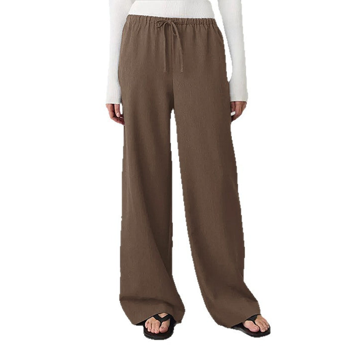 Damen Weite Palazzo-Hose Drune