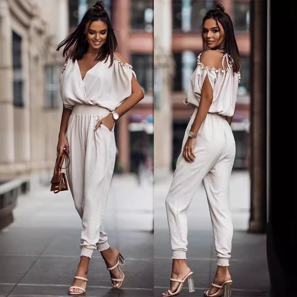 Damen Stylishes Jumpsuit mit lockerem Schnitt und raffinierter Detailverarbeitung Drune