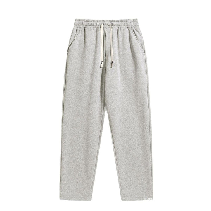 Herren Konisch zulaufende Fleece-Jogginghose mit elastischem Bund, Kordelzug & vorgeformten Knien Drune