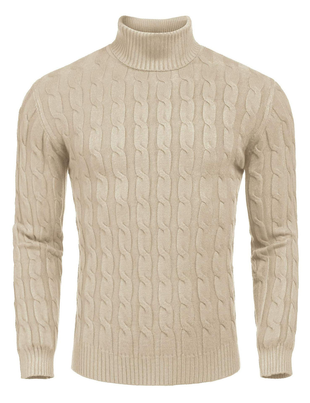 Herren Feinstrickpullover mit hohem Kragen