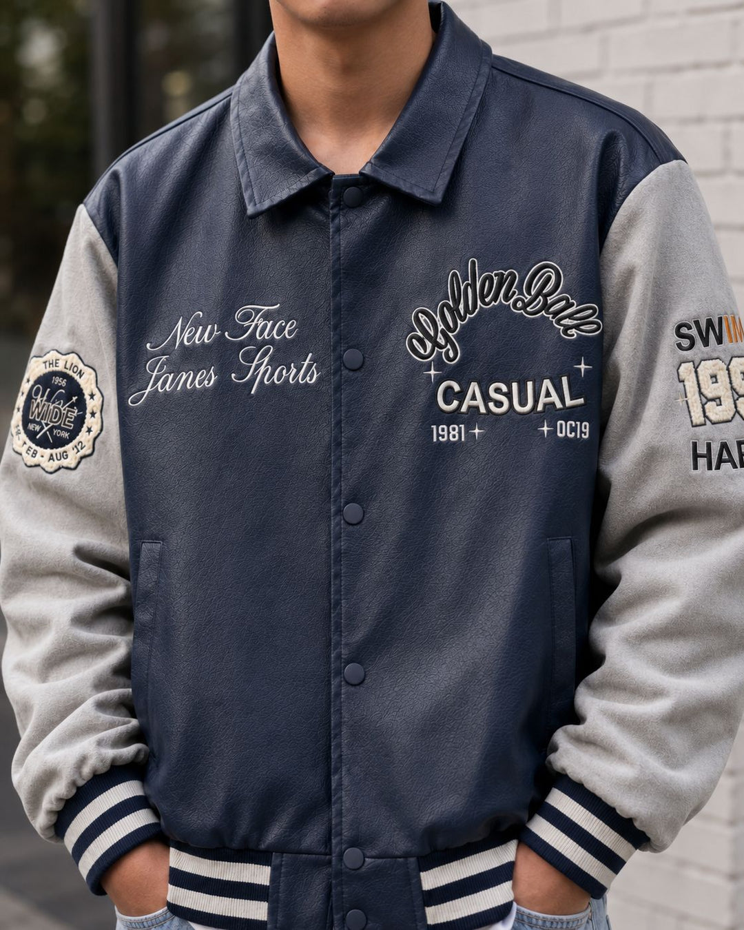 Herren Casual Bomberjacke Drune