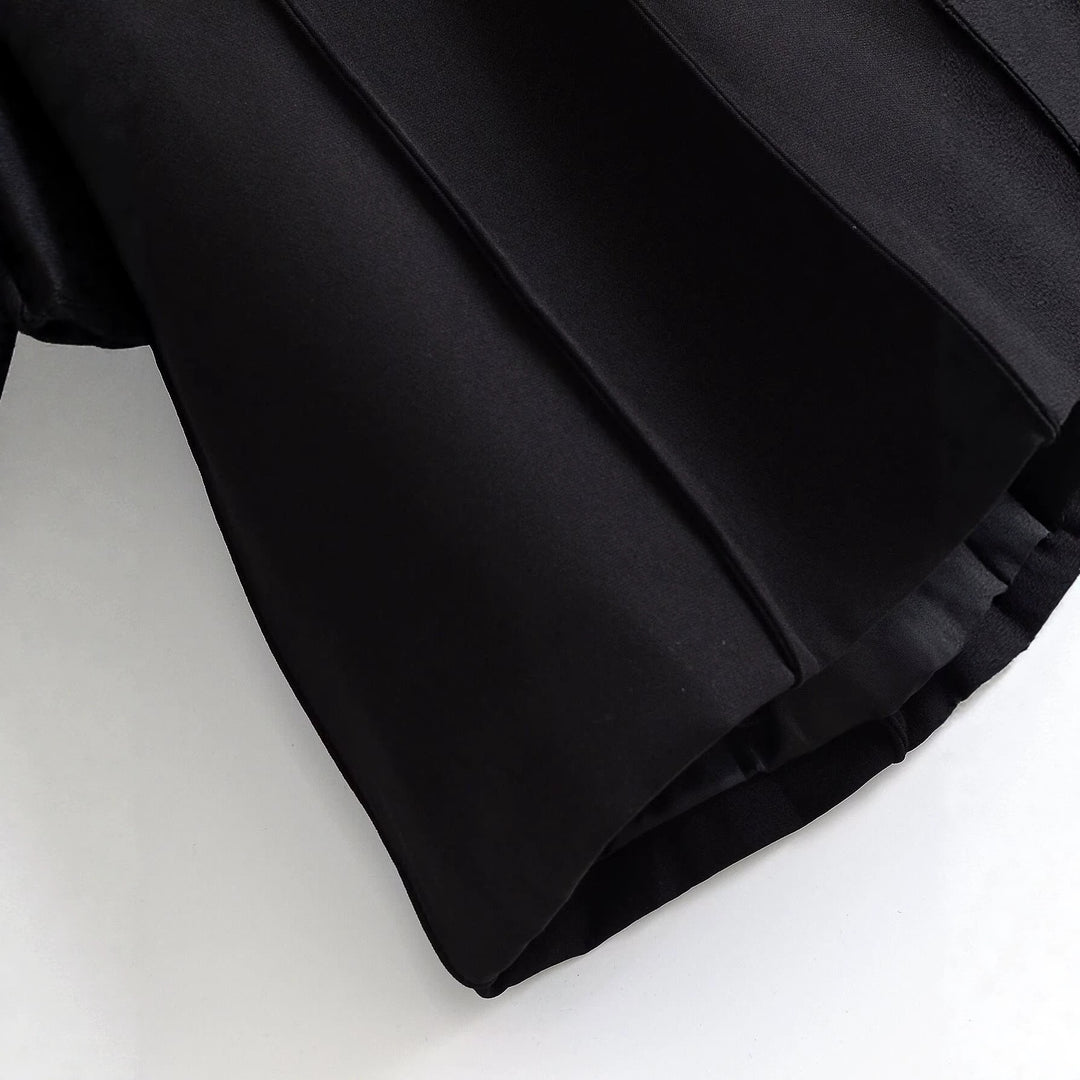 Damen Taillierter Blazer mit Schalkragen, verdeckter Knopfleiste und Pattentaschen Drune
