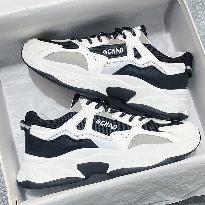Damen Sportliche Sneakers mit gepolsterter Sohle und atmungsaktiver Oberkante Drune