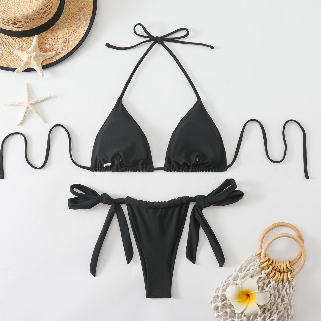 Damen Triangel-Bikini mit verstellbaren Bändern Drune