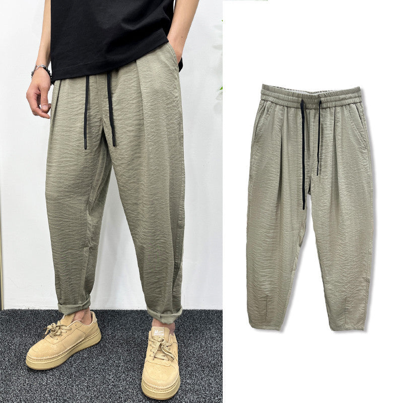 Herren Bequeme Freizeithose mit elastischem Bund Drune