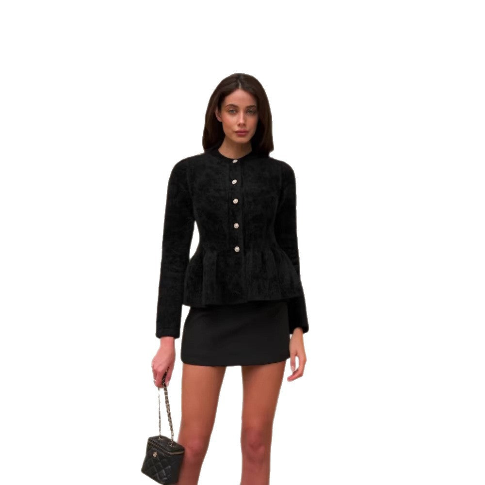 Damen Modische Strickjacke mit taillierter Passform Drune