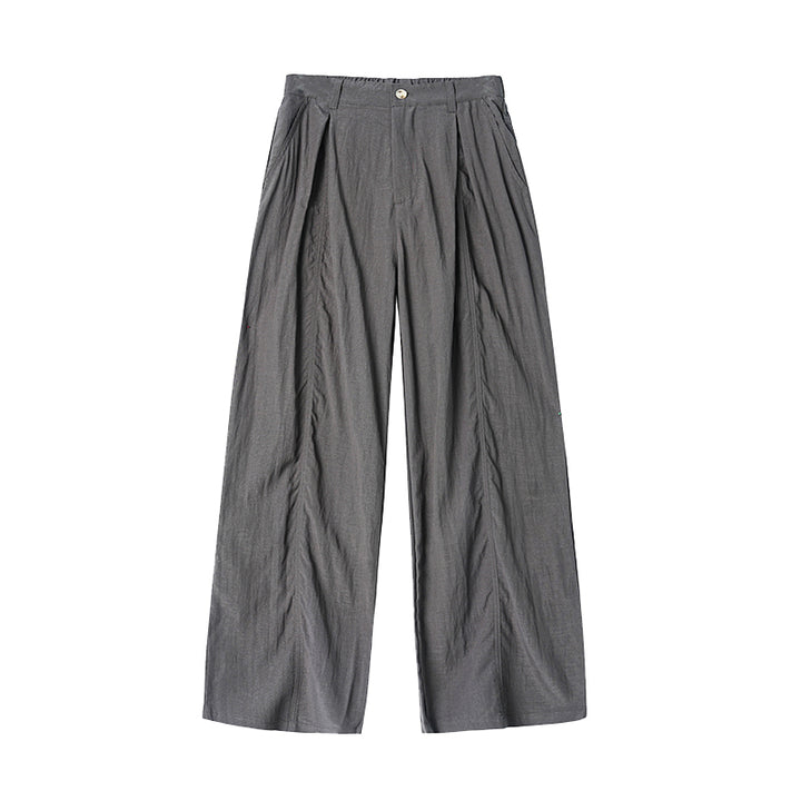 Herren Baggy-Cargo-Hose mit tiefem Schritt, Oversized-Silhouette und aufgesetzten Utility-Taschen Drune