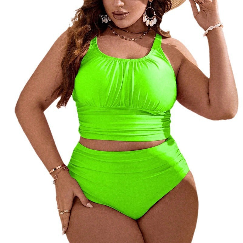 Damen Tankini mit hohem Taillenslip und modischem Wickeldesign Drune