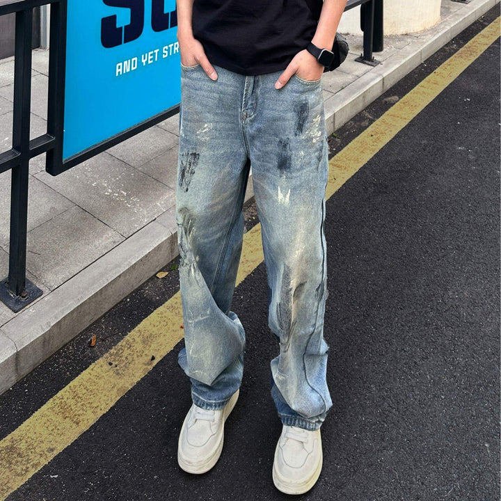 Herren Modische Baggy Jeans Drune