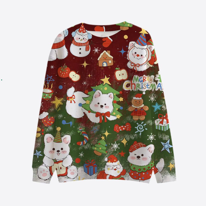 Damen Lustiger Sweatshirt mit einzigartigem Tiermotiv Drune