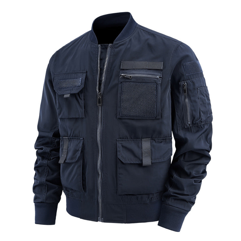 Men's  tactical multi-pocket flight bomber jacket Drune