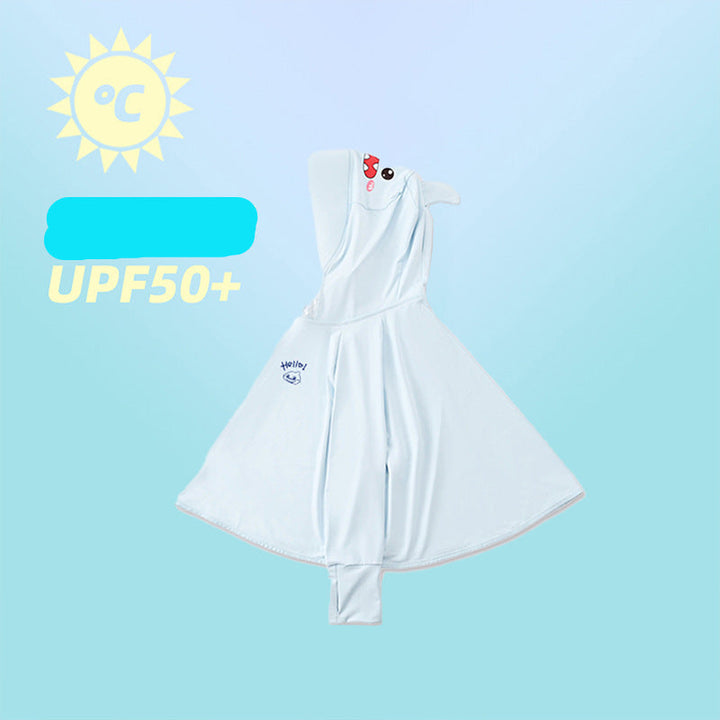 Mädchen funktionale UV-Schutzjacke mit Kapuze Drune