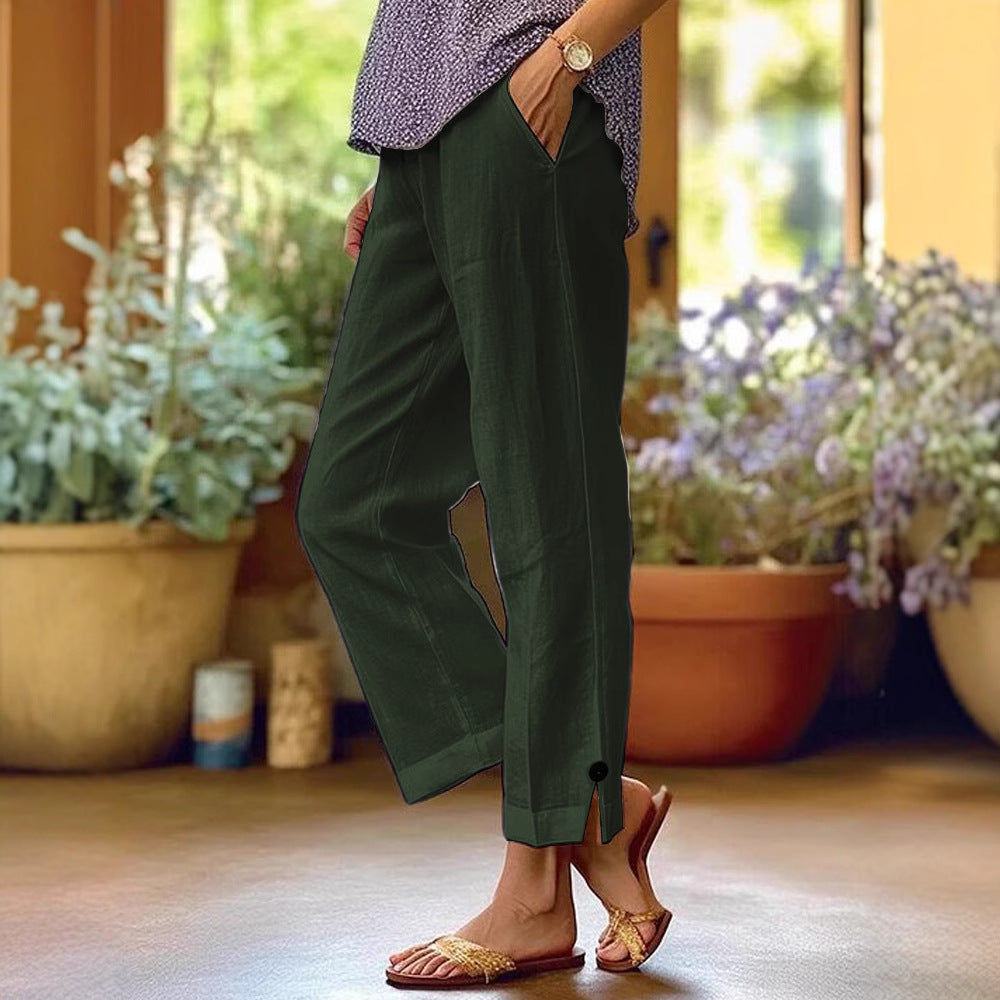 Damen Bequeme Sommerhose Drune
