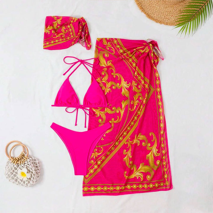 Damen Elegantes Strandtuch mit hohem Beinschlitz Drune