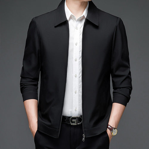 Herren Freizeitzip-Jacke mit lässigem Schnitt und atmungsaktivem Material Drune