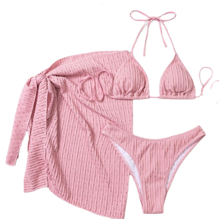 Damen Triangel-Bikini-Set mit Rüschen-Details Drune