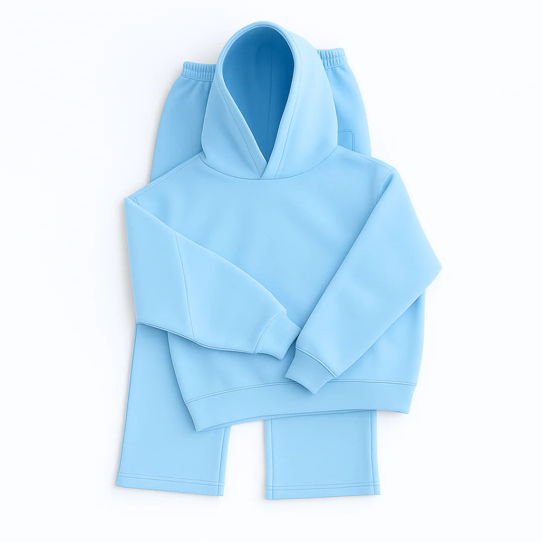 Damen Sportliches Hoodie-Set