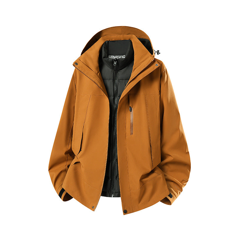 Damen Zweiteilige Softshell-Parka mit herausnehmbarer Steppinnenjacke Drune