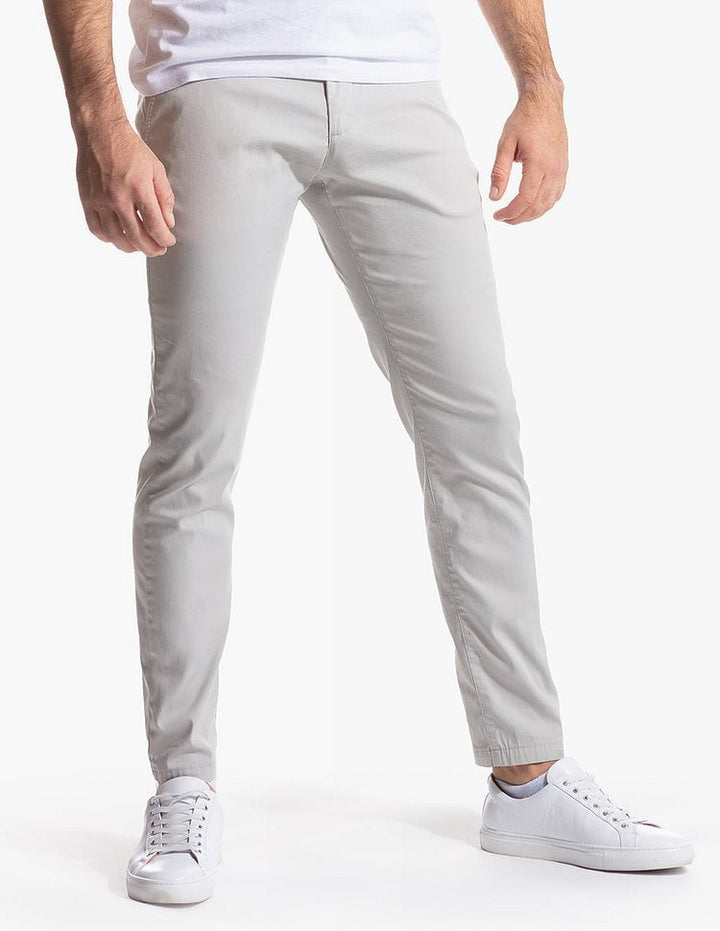 Herren Slim-Fit Chinohose aus atmungsaktivem Material Drune