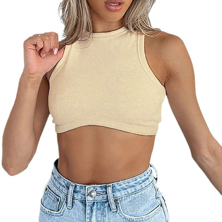 Damen sportliches Crop-Top Drune