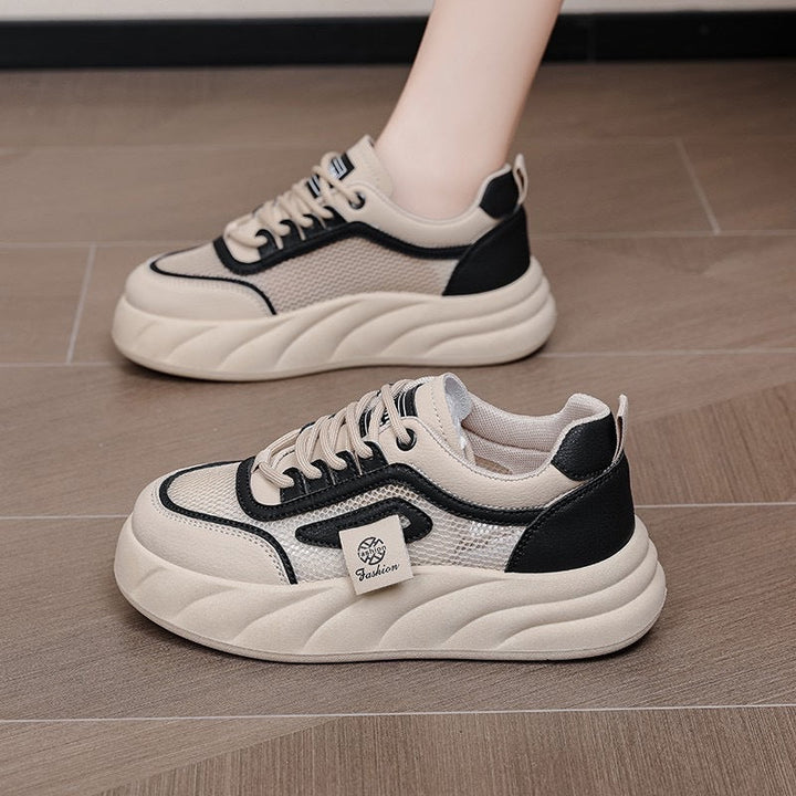 Damen modische Sneaker mit atmungsaktivem Mesh und komfortabler Sohle Drune