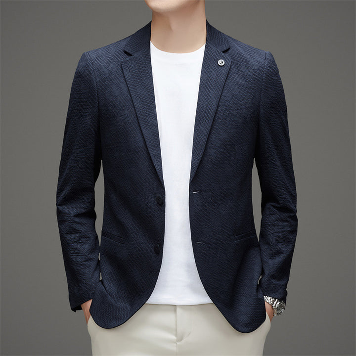 Herren eleganter Blazer mit strukturiertem Design und modischem Schnitt Drune