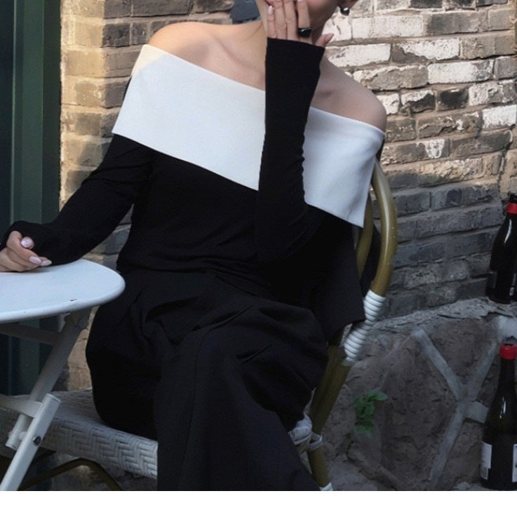 Damen Elegante und stilvolle Jumpsuit mit off-shoulder Design Drune