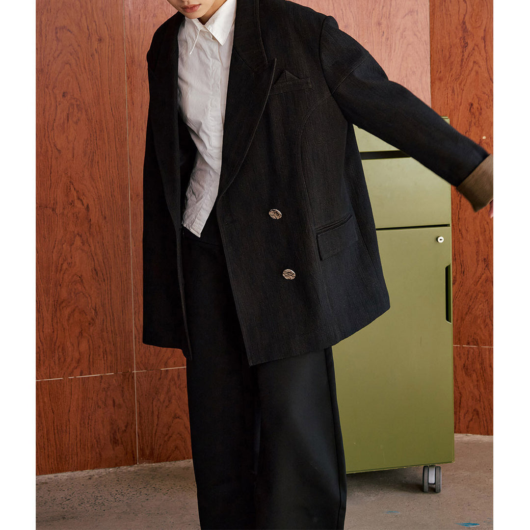 Damen Oversized Blazer aus hochwertigem Stoff Drune