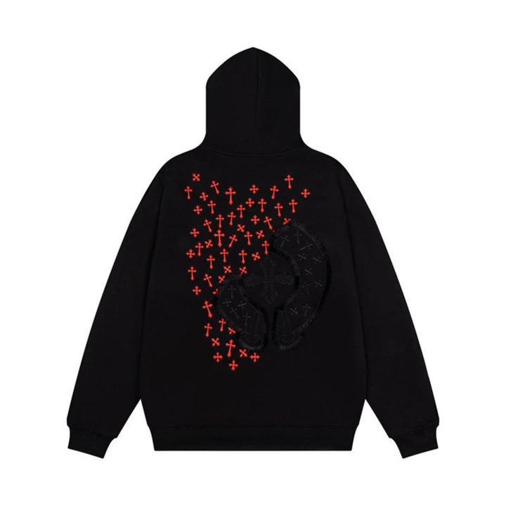 Damen Kapuzensweatshirt Drune