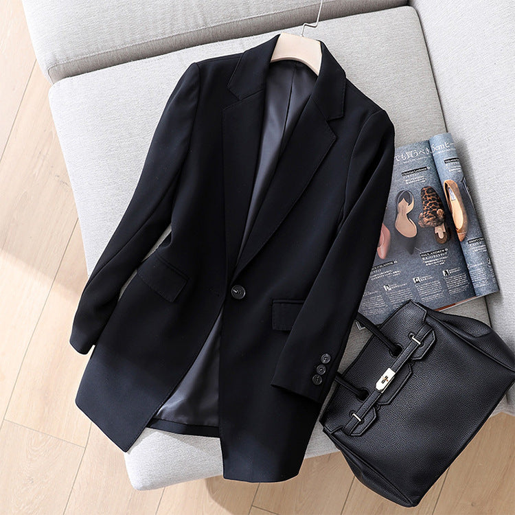 Damen Eleganter Schnitt Blazer Drune