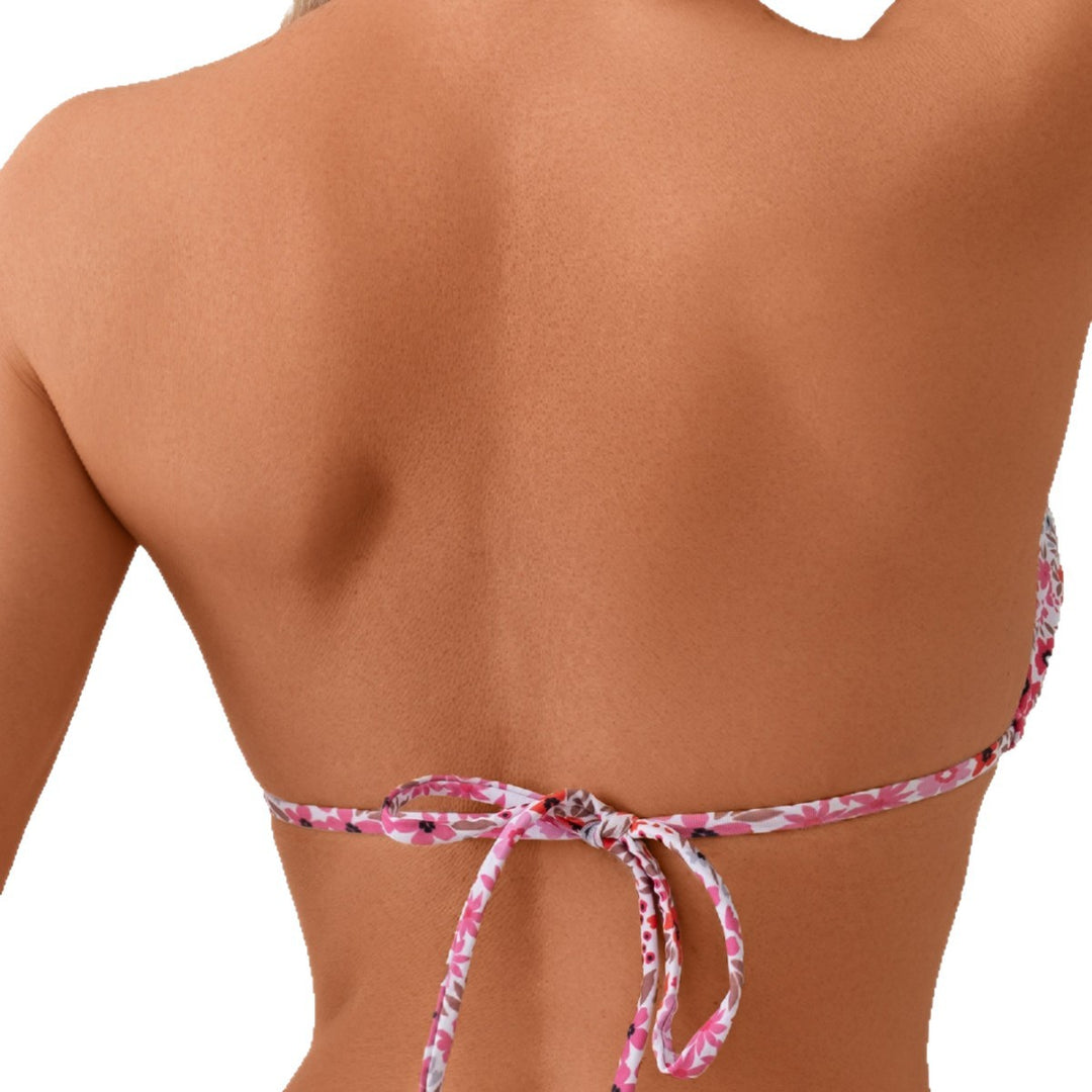 Damen Triangel-Bikini mit floralem Design und verstellbaren Trägern Drune