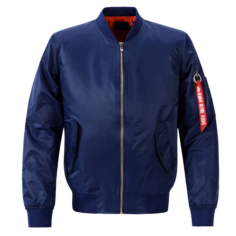 Herren Modische Bomberjacke mit praktischen Taschen Drune