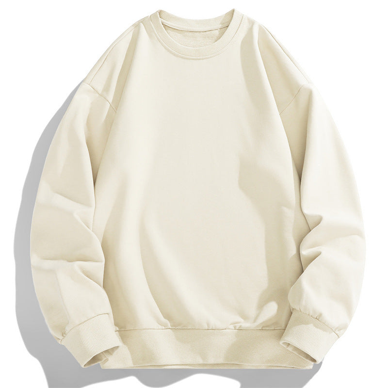 Herren Oversize Rundhals-Sweatshirt mit Rippbündchen und dropped-shoulder Schnitt Drune