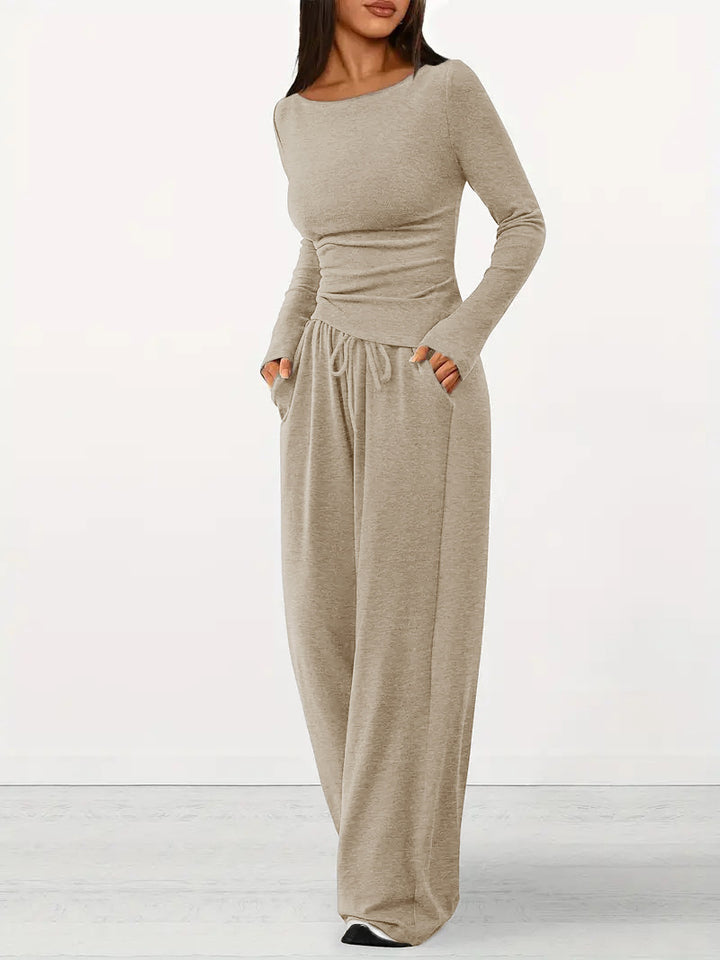 Damen lässiges Mix & Match Lounge-Set Drune