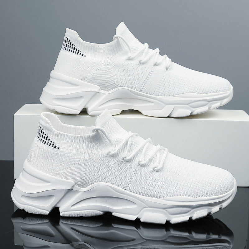 Unisex Strick-Sockensneaker mit atmungsaktiver Maschenoberfläche und markanter Plateau-Laufsohle Drune