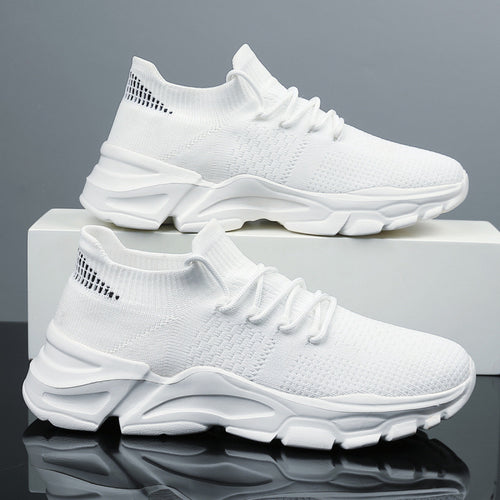 Unisex Strick-Sockensneaker mit atmungsaktiver Maschenoberfläche und markanter Plateau-Laufsohle Drune