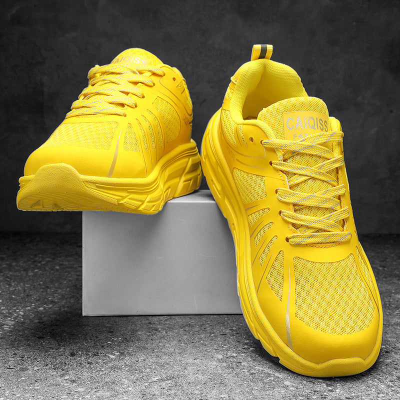 Herren Stabilitäts-Laufschuhe mit keilförmiger Energierückführungssohle und nahtlosem Mesh-Upper Drune