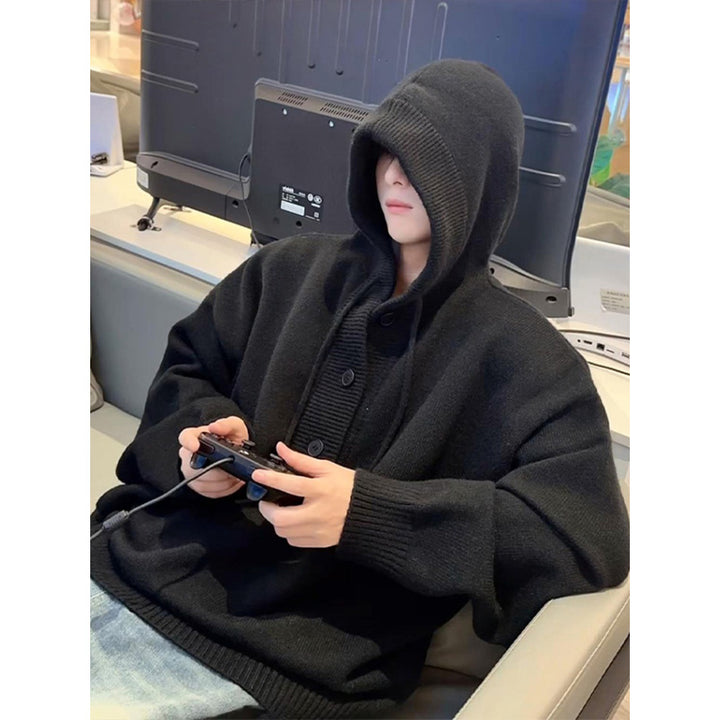 Herren Kuscheliger Oversized Hoodie Drune