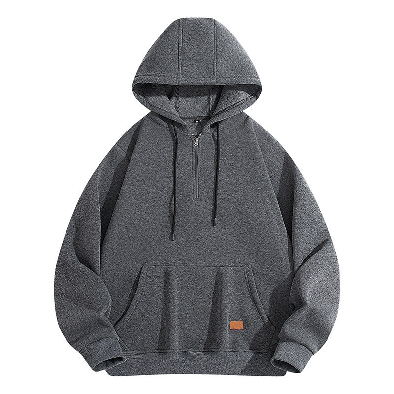 Herren Sportlicher Kapuzenpullover mit Reißverschluss Drune