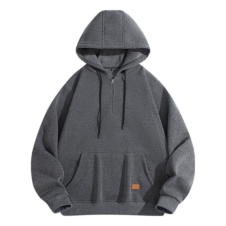 Herren Sportlicher Kapuzenpullover mit Reißverschluss Drune